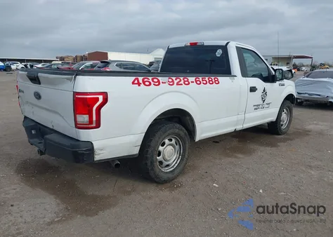 2017 Ford F-150 Xl from USA, damaged, VIN 1FTMF1C81HKC61502